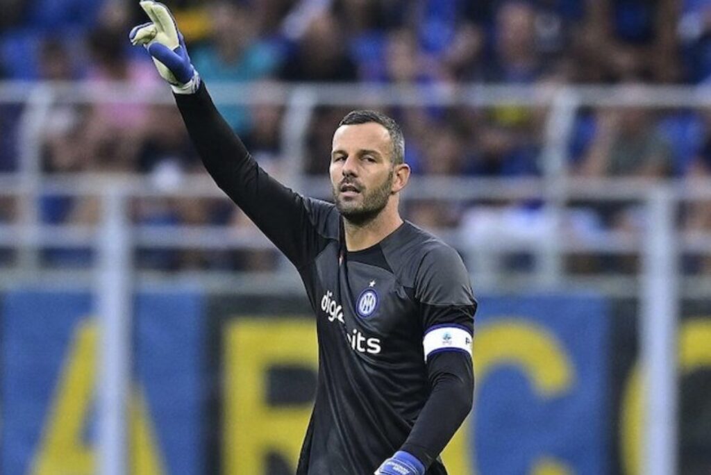 Thủ môn của Inter Milan, Samir Handanovic 