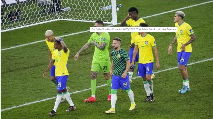 Dự đoán Brazil vs Ecuador ở Vòng loại World Cup 2026 (WCQ) Khu vực CONMEBOL diễn ra lúc 7h45 Thứ Bảy, ngày 7 tháng 9 năm 2024. Đây sẽ là bài kiểm tra nghiêm túc đối với hàng tấn công của Brazil hiện đang có xu hướng kém triển vọng. Trên thực tế, có thể nói Selecao luôn gặp khó khăn khi gặp Los Tri trong vài lần gần đây.