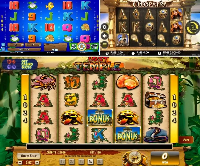 Rose of Venice, The Silk Road, Cleopatra và Video Poker: