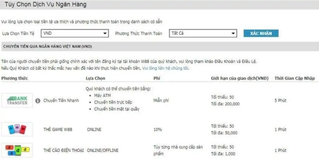 tham gia cá cược tại W88