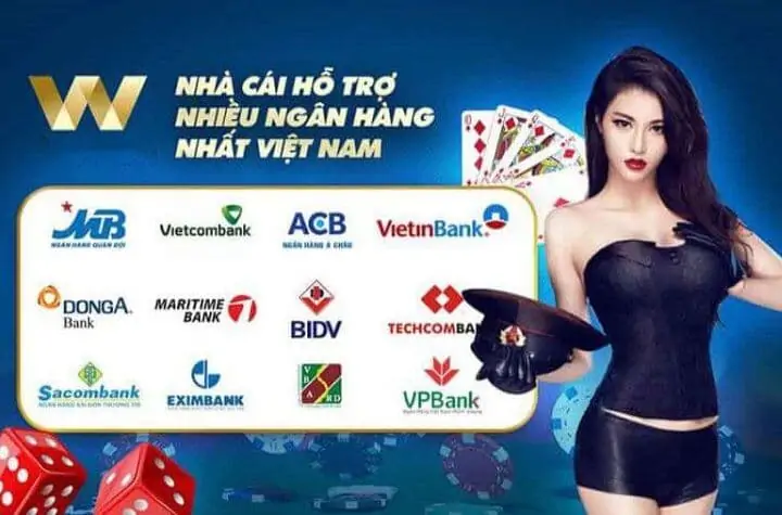 W88 hỗ trợ rút tiền nhiều ngân hàng