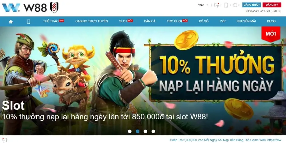 Trang chủ nhà cái w88